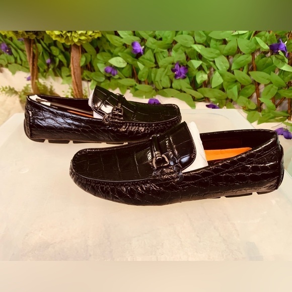 NIB Mens Genuine Leather Slip On Loafers Comfortable Casual Driving Moccasins - Picture 13 of 15